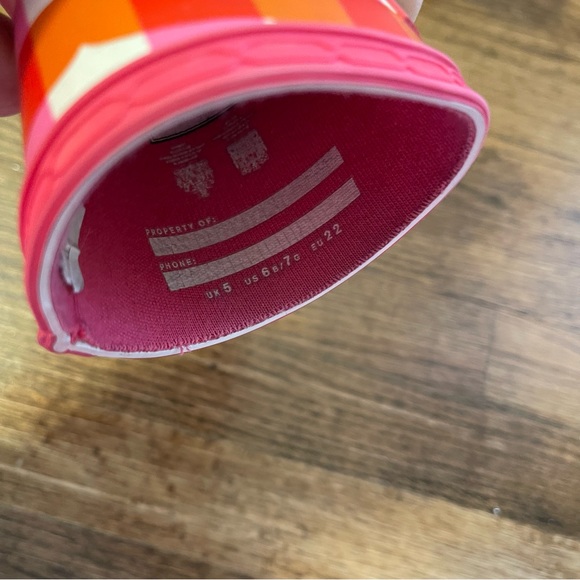 Hunter Kids First Gingham Rain Boots - Picture 2 of 9